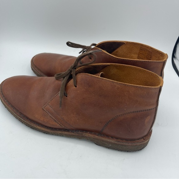 Men\'s Brown Leather Chukka Boots - Classic Casual Style main image 4